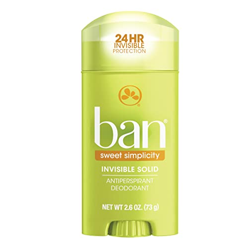 Ban Shower Fresh 24-часова Невидима Антиперспиранти, Твърди Дезодорант за жени и мъже, за да се предпази от влага под мишниците,