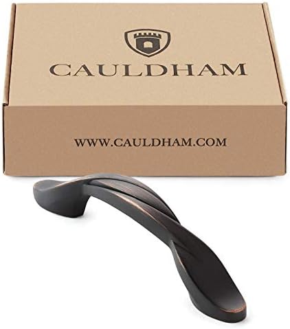 Cauldham 10 X Трайни Плетени Дръжки за кухненските шкафове (дупки в центъра 3 инча) - Обков за чекмеджета