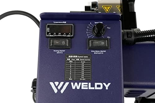 Автоматично заваряване с горещ клин Weldy WGW 300 с мощни приводными ролки с голям размер, лесно и надеждно за заваряване