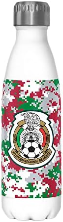 Цифров Камуфляжный Фон на Националния отбор на Мексико Бутилка за Вода От Неръждаема Стомана с обем 17 Мл, 17 Грама,