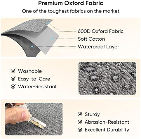 МЕКИ Оксфордские чанти BALEINE 3PK Премиум-клас за съхранение на Завивки, постелки и дрехи, Сверхпрочная Сгъваема чанта за съхранение на дрехи с прозрачен прозорец, пов?