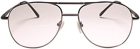 Класически Очила за четене на 80-те години от Истински Винтажного на Оръжеен метал Aviator с Бифокальными Стъкла 2.75 за четене Reader