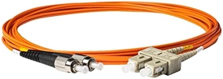 SpeedyFiberTX - 1 Комплект 35-Метров Multimode къщи за дуплекс свързващ кабел OM1 FC-SC, Оптични влакна Corning