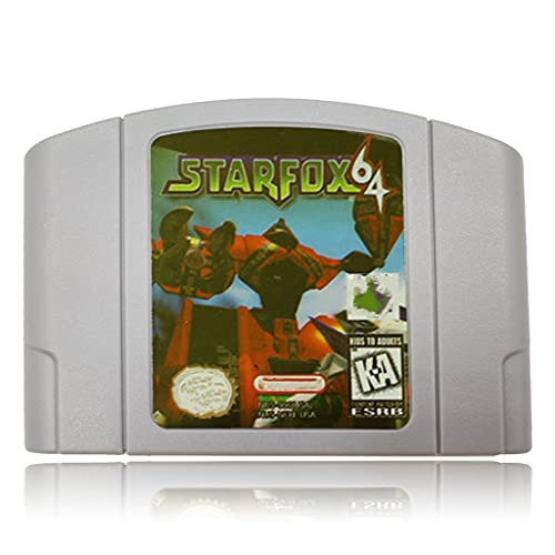 Игри касета за Видеоигри Starfox 64 Игра Касета за игралната конзола N64 Чудесен подарък за Геймъри Американската версия