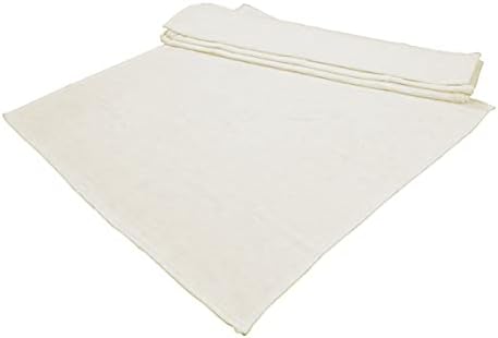1-слойна тъканни памперси OsoCozy от бамбук хавлиени еластична плоска тъкан (4 бр) - един размер подходящ за всички памперси с тегло 7-25 паунда, размер 26x26 инча, еластични,