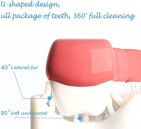 Детска U-Образна четка за Зъби QICHA за цялостно Почистване на 360 °, Избелваща Масажна Четка U-Образен тип,