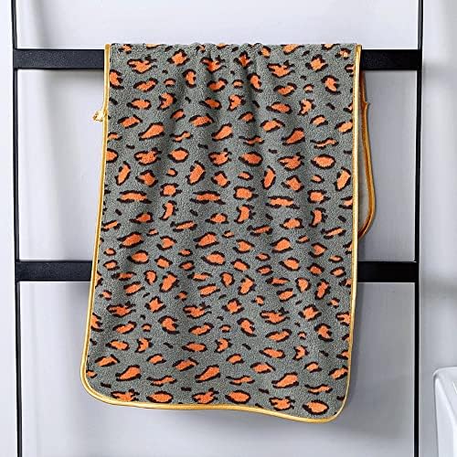 YEBDD Складное Кърпи за баня с Леопардовым принтом за Възрастни, Кухненски Кърпи за миене на съдове, бързо съхнещи