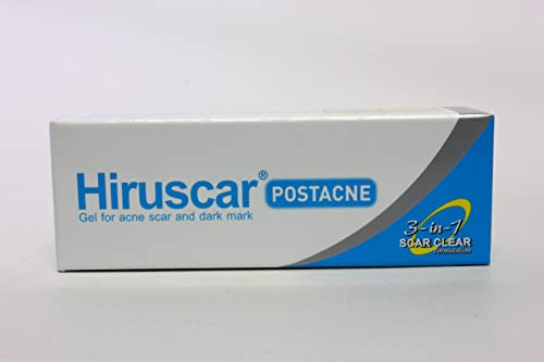 Гел от постакне Hiruscar 2 грама (опаковка от 3 броя) за тъмни петна и неравен кожа 3-в-1 от Тайланд (само 6 грама)