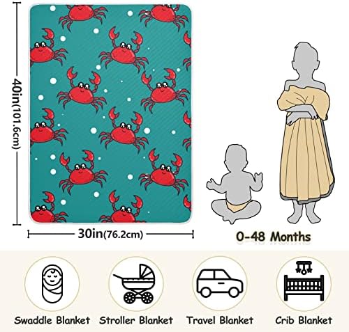 Пеленальное Одеяло с Сладки раци или, Памучно Одеало за Бебета, Като Юрган, Леко Меко Пеленальное Одеало за детско