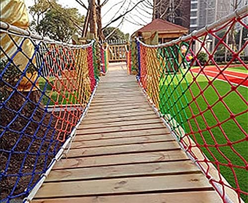 Ловко Боядисани Декоративни огради от въже, Защитна Мрежа за детска площадка, Сверхпрочная Мрежа за градината, Вътрешни