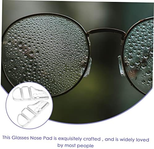 DOITOOL 1 Двойка от Носа накладки Носни възглавнички за Очила на Носа тампон за очила Прозрачен Твърдо Лепило