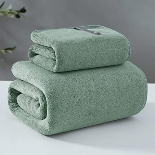 FLOYINM Подобрява Абсорбцията на вода, Вана кърпа от мек памук, къщата може да се носи Одеяло, Кърпа, Два костюма