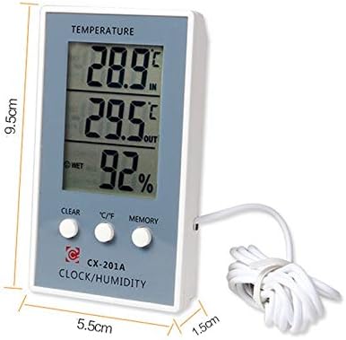 WODMB Термометър с LCD Дигитален Термометър, Влагомер За измерване на Температура и Влага В помещението