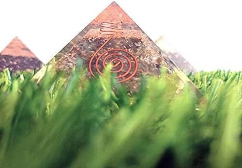 Sharvgun Много Голям Камък Лабрадорит Оргонитовая Пирамида, Лечебен Кристал Генератор 65-75 мм