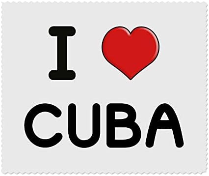 Azeeda 2 x Кърпички за почистване на лещи и очила от микрофибър I Love Cuba (LC00017454)