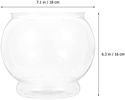 POPETPOP Пластмасови Чаши За Риба през Цялата Аквариум Прозрачен Аквариум За Съхранение на Риба Златен Аквариум