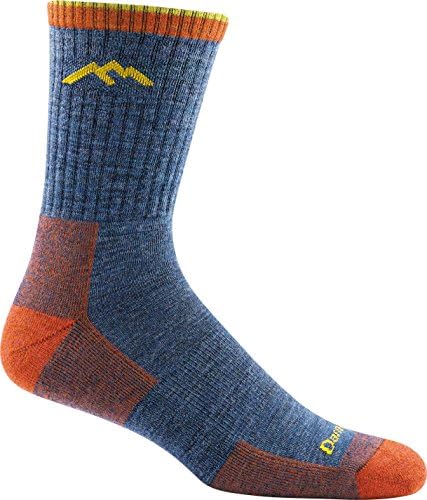 Штопаный Здрав Мъжки чорап от мериносова вълна Micro Crew Cushion Чорапи (Стил 1466) 6 Опаковки