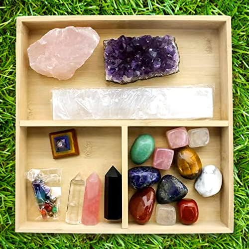 Определени кристали, Чакри и естествени камъни - Пълна Първоначално колекция Crystal Therapy - Набор от исцеляющих кристали