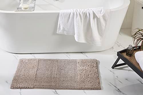 Колекция Better Trends Granada, Подложка за баня от памук с дрямка, быстросохнущий, нескользящий и впитывающий вода, комплект от 3 теми (20 x 20 | 21 x 34 | 20 x 60) в комплект постелки за