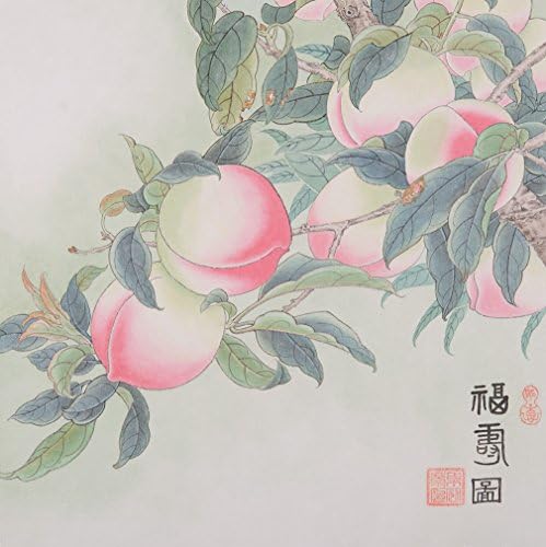 Jiangnanruyi Изкуство късно от стандартите честит Рожден Ден Дълголетие Праскова Оригинална Ръчно Рисувани Без Рамки Китайска