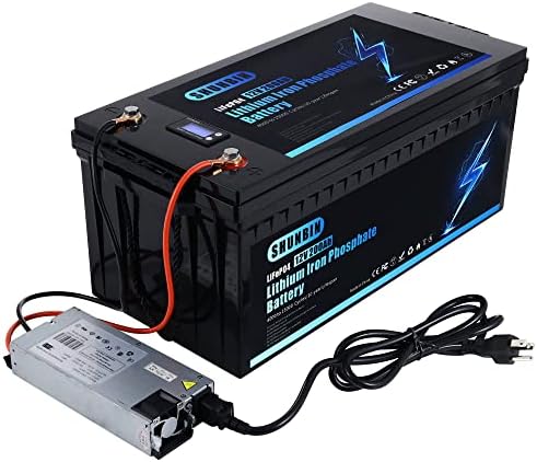 SHUNBIN Lifepo4 200ah 12 Литиева Батерия Вградена 200A BMS Низкотемпературная Зареждане на Батерията дълбоко