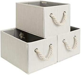StorageWorks Кутии за съхранение за организиране, Декоративни Кошници за съхранение на рафтовете
