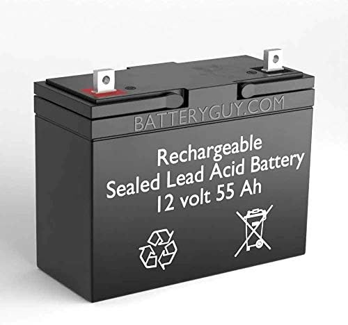 BatteryGuy 600 ES Сменяеми батерии SLA капацитет 12 v 55 Ah, Равностойни на марката (зареждащи се) - Брой 2