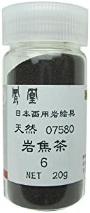 Боя Nakagawa Phoh Powder 758-10 за японската живопис, Феникс, Каменна Боя, Натурална, Тъмно Кафяв, № 10