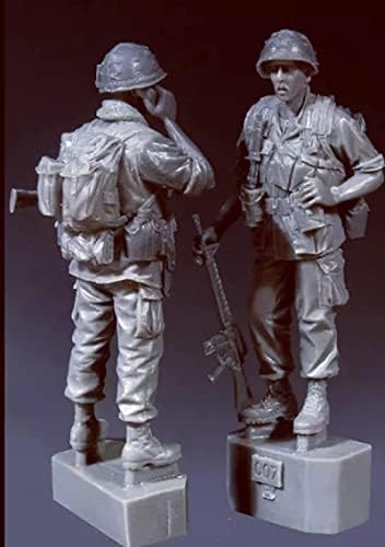Goodmoel 1/35 Набор от модели Войник от смола Офицер от Армията на САЩ след Войната във Виетнам (2 човека) / Миниатюрни,