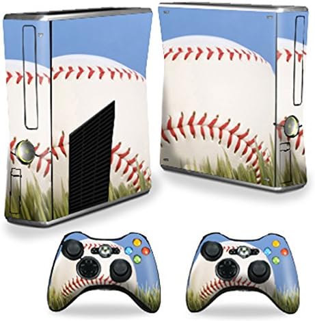 Корица MightySkins, съвместима с X-Box 360, Xbox 360 конзолата ' S - Бейзбол | Защитно, здрава и уникална Vinyl стикер | Лесно се нанася, се отстранява и обръща стил | Произведено в САЩ