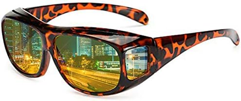 SHEEN KELLY Поляризирани Очила за Нощно Виждане UV400 Идеални Над Очилата си с Рецепта, Обертывают Слънчеви Очила
