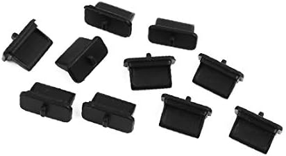 X-DREE 10 бр. Черна пластмасова капачка от боклук за цифрово устройство, USB-A3 (пластмасов капак nera da 10 pezzi за цифрова
