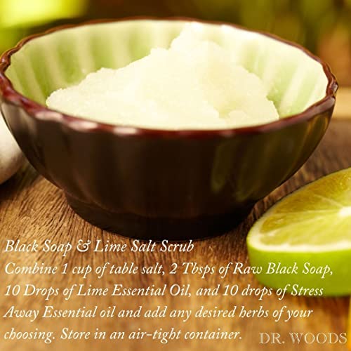 Течен сапун Dr. Woods Raw African Black с органично масло от шеа, 32 грама (опаковка от 3 броя)