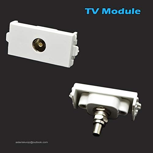 Покриване на Стенните панели с Модулите LC + TV Оптични Трапецеидальные Съединители Съединители/Гнездо на Бял конзола за