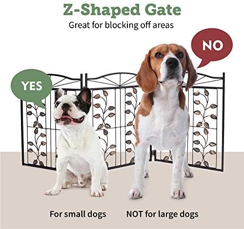 Отделно стоящи метални врати за домашни любимци Hoovy: Сгъваеми и прибиращи врати за кучета и кученца за дома