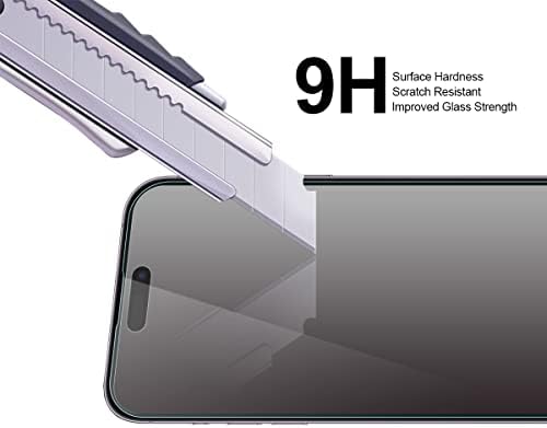 (2 опаковки) Supershieldz е Предназначена за iPhone 14 Pro Max (6,7 инча) Защитен слой от закалено стъкло със защита от