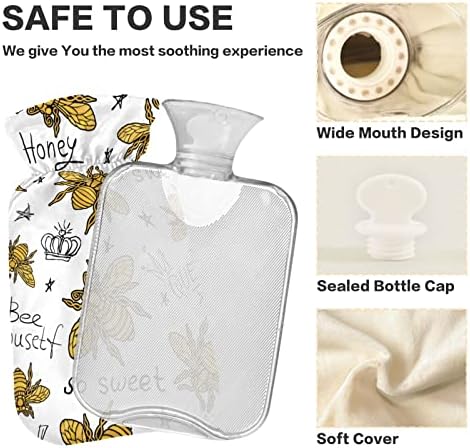 Бутилки с гореща вода с Капак Golden Bee Чанта за топла Вода за Облекчаване на Болката, Нагряване на Ръце, Топло