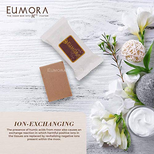 Eumora Moor Bar (1 Шоколад), Почистване на сапун за всички типове кожа, анти-стареене, Акне, за мъже и Жени