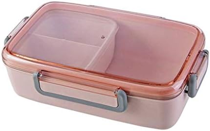 Преносим контейнер за храна SLATIOM, Кутия за обяд в Микровълнова фурна, Фланец Независим Решетеста Обяд-Бокс (Цвят: B)