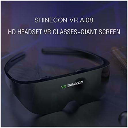 Слушалки виртуална реалност с Гигантски екран, Очила за виртуална реалност 3D VR, Съвместими за смартфони, Версия на