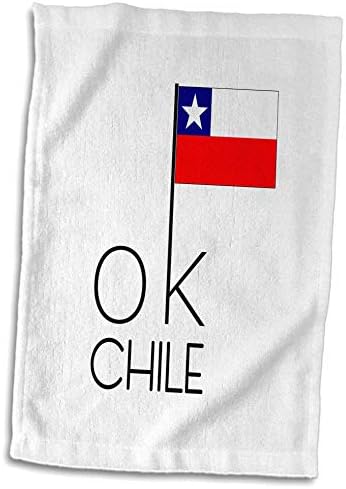 3 Нанесете декоративна надпис OK Chile и изображението на националното знаме - Кърпи (twl-304011-1)