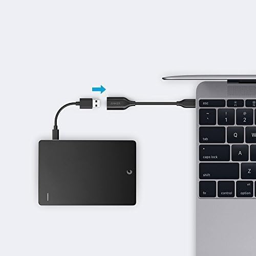 Адаптер Anker USB-C USB 3.1, USB конектор-C към конектора USB-A, използва технологията USB OTG, съвместим с Samsung Galaxy Note