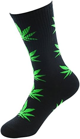Спортни Чорапи High Crew за Мъже И Жени от Листата на плевелите марихуана хлопчатобумажный Чорап