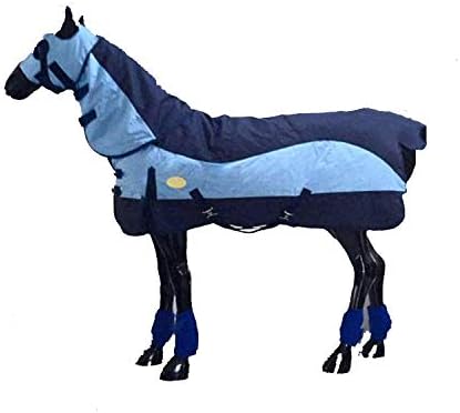 Зимна попона LOVEPET за коне с качулка от Перо плат, Топла и удобна