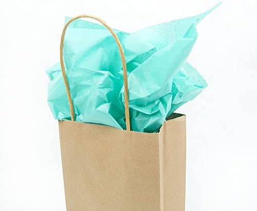Подаръчни опаковки от плат Уникален, Industries, 20 x 26 см, 10 бр., бирюзово-зелен цвят