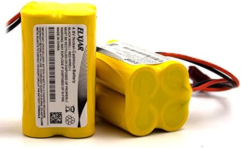elxjar (2 комплекта) Подмяна на Ni-CD акумулаторни батерии 4,8 1000 ма за Sure-Lites SL026155 SL-026155 SL-026-155