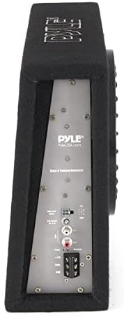 Система Pyle за 10-инчов субуфер - тънък бас мощност 500 Вата с непрессованным тънки хартиени кърпи за ръце, подходящ за инсталация в корпус аудиомагнитофона за товарни
