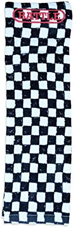 Кърпа за Бойно Футболист В шахматния модел в Черен и Бял Цвят, За Възрастни
