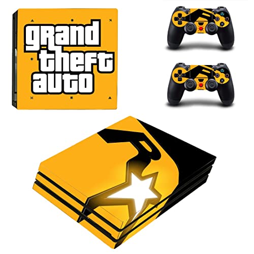 За PS4 ОБИЧАЙНАТА игра Grand GTA Theft And Auto Стикер на кожата PS4 или PS5 За конзолата PlayStation 4 или 5 и