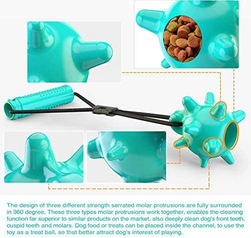 Дъвченето играчка за кучета Костюм от три части - Интерактивни играчки за кучета на присоске за теглене на въже, дъвчене;